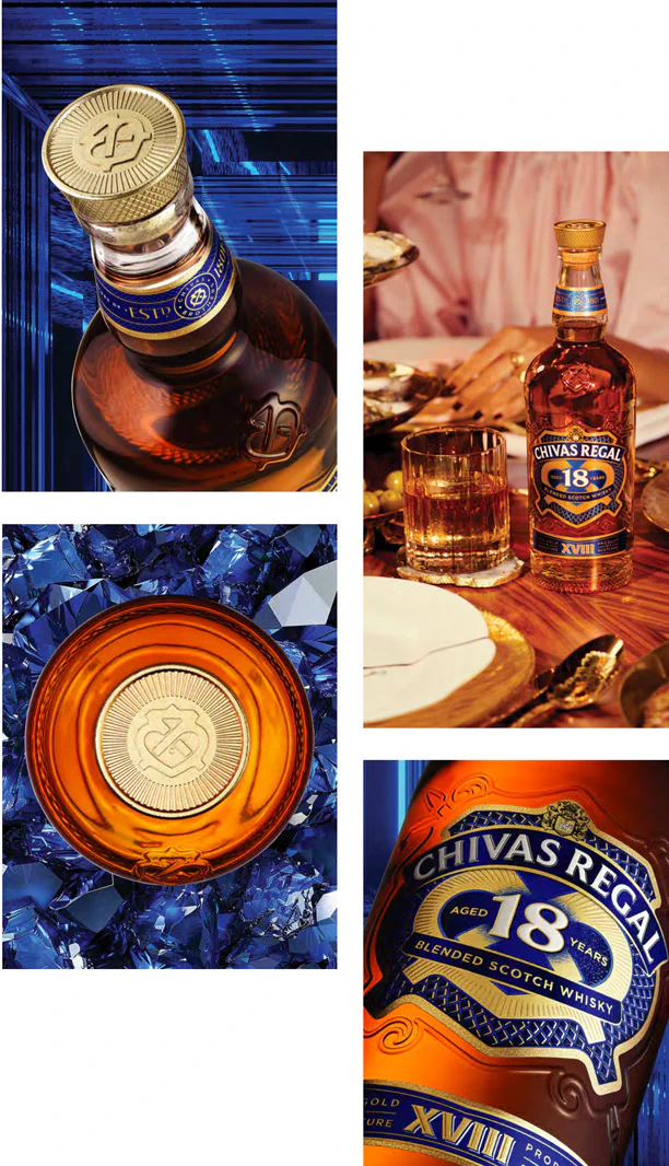 thưởng thức rượu chivas 18