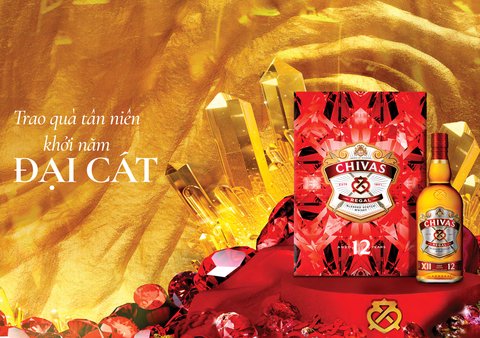 Chivas 12 hộp quà tết 2026