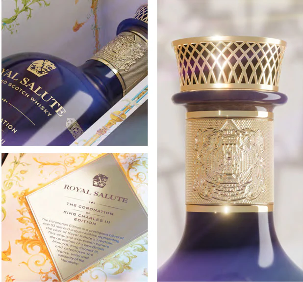 Bao bì Royal Salute Coronation of King Charles III Edition